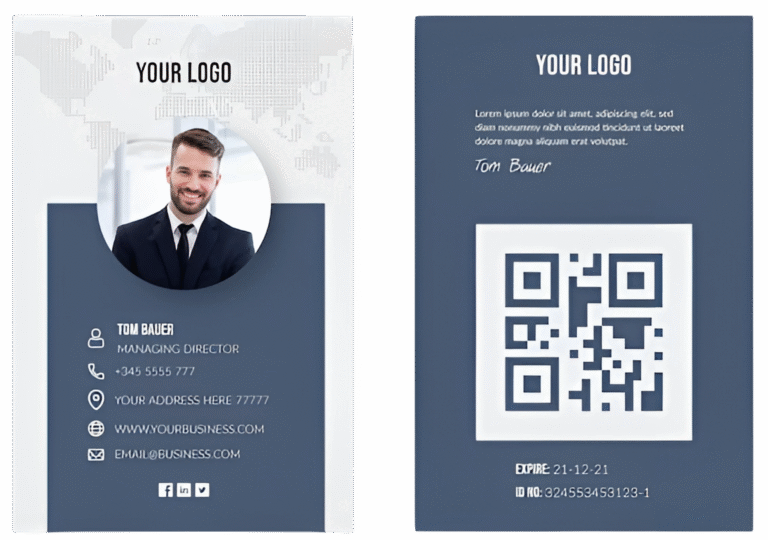 digital business card design webcrux
